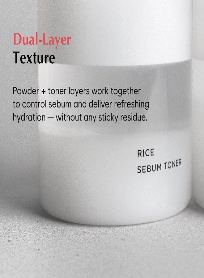 MIDHA Rice SEBUM Toner, 6.76fl.oz/200ml,Hydrating, Pore Refining, Sebum Control – Lightweight Daily Toner for Oily & Sensitive Skin – Vegan, Alcohol-Free, Non-Comedogenic, Double-Layer Formula - Image 5